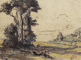 Maximilien Luce - The Mouth of Trieux, Bretagne大师画家风景画静物油画建筑油画装饰画