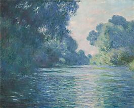 Arm of the Seine near Giverny 02, 1897法國畫家克勞德.莫奈oscar claude Monet風景油畫裝飾畫