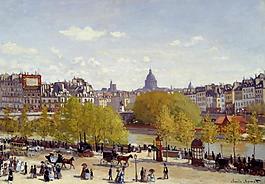 Quai du Louvre, 1867法國畫家克勞德.莫奈oscar claude Monet風(fēng)景油畫裝飾畫