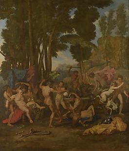 After Nicolas Poussin - The Triumph of Silenus法國畫家尼古拉斯普桑Nicolas Poussin古典主義油畫裝飾畫