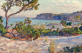 Theo van Rysselberghe - The Dunes at La Faviere, 1919大師畫家風(fēng)景畫靜物油畫建筑油畫裝飾畫