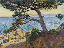 Theo van Rysselberghe - The Pin of Fossette, 1919大師畫家風(fēng)景畫靜物油畫建筑油畫裝飾畫