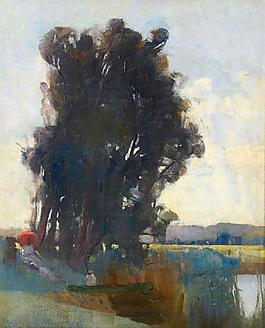 Tom Roberts - On the Banks of the River at Heidelberg大師畫家風(fēng)景畫靜物油畫建筑油畫裝飾畫