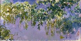 Wisteria, 1917-1920法国画家克劳德.莫奈oscar claude Monet风景油画装饰画