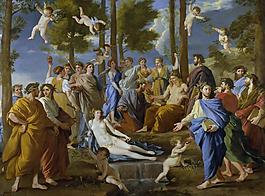 Poussin, Nicolas - El Parnaso, 1630-31法國畫家尼古拉斯普桑Nicolas Poussin古典主義油畫裝飾畫