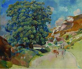 Pierre Auguste Renoir - Big Tree near the Road, 1886法國(guó)畫(huà)家皮埃爾奧古斯特雷諾阿Pierre Auguste Renoir印象派人物油畫(huà)