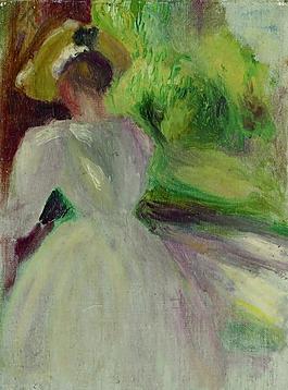 Pierre Auguste Renoir - Portrait of a Woman 01法國(guó)畫家皮埃爾奧古斯特雷諾阿Pierre Auguste Renoir印象派人物油畫