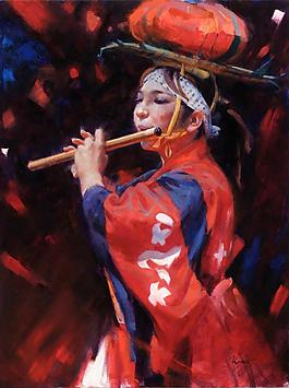 Western-116高清西方现代人物油画国外油画大师人物油画作品