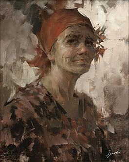 Western-255高清西方現(xiàn)代人物油畫國外油畫大師人物油畫作品
