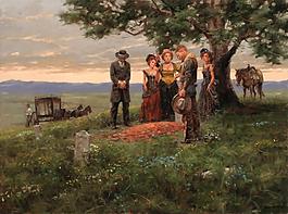 Western-331高清西方现代人物油画国外油画大师人物油画作品