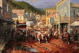 Western-339高清西方現(xiàn)代人物油畫國外油畫大師人物油畫作品