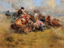Western-355高清西方現代人物油畫國外油畫大師人物油畫作品
