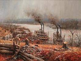 Western-361高清西方现代人物油画国外油画大师人物油画作品