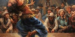Western-363高清西方現(xiàn)代人物油畫國外油畫大師人物油畫作品