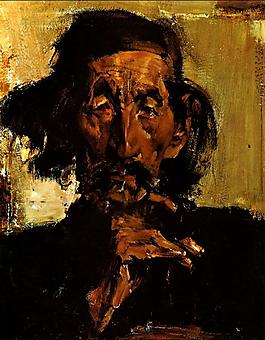 Western-489高清西方现代人物油画国外油画大师人物油画作品
