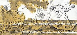 1934 Les baigneuses西班牙画家巴勃罗毕加索抽象油画人物人体油画装饰画