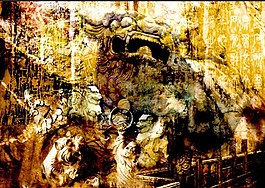 獅子素材