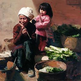 鐢荤? (36)高清西方现代人物油画国外油画大师人物油画作品