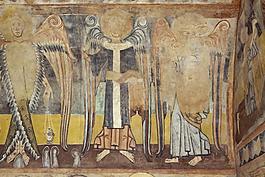Anonymous, 12 Century - The Evangelists, Saint Matthew and Saint Luke. The Hermitage of the Vera Cru