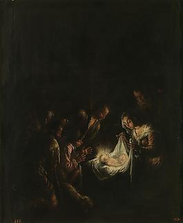 Bassano, Jacopo - La Adoracion de los pastores, 16 Century大師畫家古典畫古典建筑古典景物裝飾畫油畫