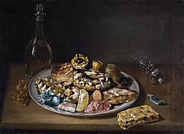 Parra, Miguel - Plato de dulces, Primera mitad del 19 Century水果疏菜靜物油畫超寫實主義油畫靜物
