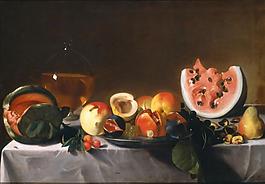 Pensionante del Saraceni, Italian水果疏菜靜物油畫超寫實主義油畫靜物