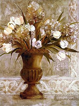 8285602 (68)花卉水果蔬菜器皿静物印象画派写实主义油画装饰画