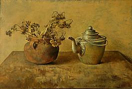 HJW110221 (55)花卉水果蔬菜器皿静物印象画派写实主义油画装饰画