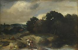 Jan Lievens - A Landscape with Tobias and the Angel西方古典風(fēng)景人物天使宗教海洋田園印象派寫實(shí)主義油畫裝飾畫