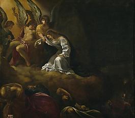 Carracci, Ludovico - La Oracion en el Huerto, 1590-1600西方古典風(fēng)景建筑自然水景山水田園動(dòng)物印象派寫實(shí)主義油畫裝飾畫
