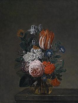 姣斿埄鏃剁敾瀹禢icolas van Veerendael Umkreis 浣滃搧靜物花卉油畫超寫實主義油畫靜物