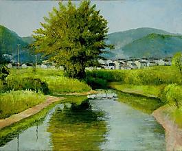 330 (52)風(fēng)景建筑田園植物水景田園印象畫派寫實(shí)主義油畫裝飾畫