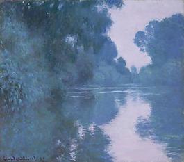 Arm of the Seine near Giverny, 1897風景建筑田園植物水景田園印象畫派寫實主義油畫裝飾畫