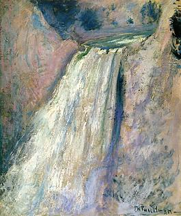 John Henry Twachtman 0006風(fēng)景建筑田園植物水景田園印象畫(huà)派寫(xiě)實(shí)主義油畫(huà)裝飾畫(huà)