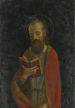 Style of Ambrogio Bergognone - Saint Paul高清西方古典人物宗教人物神話人物巴洛克藝術(shù)油畫裝飾畫