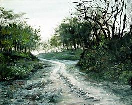 鏅ㄦ洣风景建筑田园植物水景田园印象画派写实主义油画装饰画