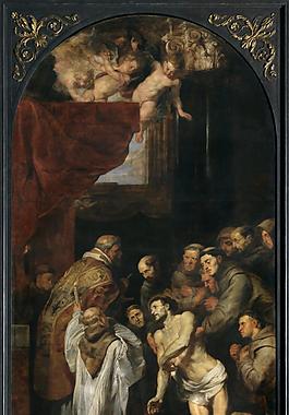 Peter Paul Rubens - The Last Communion of Francis of Assisi德国画家彼得保罗鲁本斯peter paul rubens宫廷人物人体油画装饰画