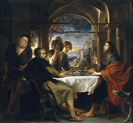 Rubens, Peter Paul - La cena de Emaus, 1635-40德國畫家彼得保羅魯本斯peter paul rubens宮廷人物人體油畫裝飾畫