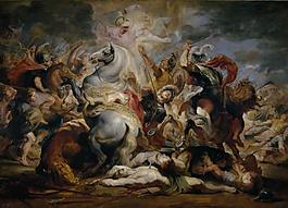 Rubens, Peter Paul - La muerte del consul Decio, 1616-17德國畫家彼得保羅魯本斯peter paul rubens宮廷人物人體油畫裝飾畫