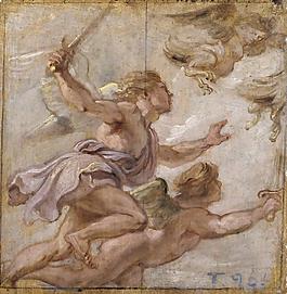 Rubens, Peter Paul - The Persecution of the Harpies, Ca. 1636德国画家彼得保罗鲁本斯peter paul rubens宫廷人物人体油画装饰画