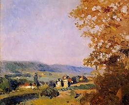 Albert Lebourg 0008法國(guó)畫家阿伯特賴博Albert Lebourg印象派風(fēng)景靜物自然油畫裝飾畫