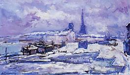 Albert Lebourg 0029法國畫家阿伯特賴博Albert Lebourg印象派風(fēng)景靜物自然油畫裝飾畫