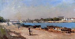 Albert Lebourg 0036法國(guó)畫家阿伯特賴博Albert Lebourg印象派風(fēng)景靜物自然油畫裝飾畫