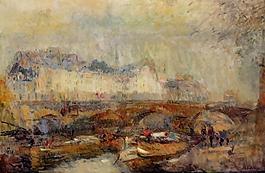 Albert Lebourg 0056法國(guó)畫家阿伯特賴博Albert Lebourg印象派風(fēng)景靜物自然油畫裝飾畫