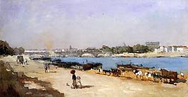 Albert Lebourg 0080法國(guó)畫家阿伯特賴博Albert Lebourg印象派風(fēng)景靜物自然油畫裝飾畫