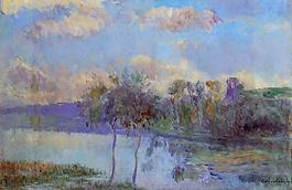 Albert Lebourg 0087法國(guó)畫家阿伯特賴博Albert Lebourg印象派風(fēng)景靜物自然油畫裝飾畫