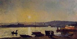 Albert Lebourg 0095法國(guó)畫家阿伯特賴博Albert Lebourg印象派風(fēng)景靜物自然油畫裝飾畫