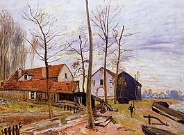 Alfred Sisley 0049法國畫家阿爾弗雷德西斯萊Alfred Sisley印象派風(fēng)景自然油畫裝飾畫