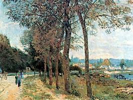 Alfred Sisley 0070法國畫家阿爾弗雷德西斯萊Alfred Sisley印象派風(fēng)景自然油畫裝飾畫