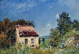 Alfred Sisley 0079法國(guó)畫(huà)家阿爾弗雷德西斯萊Alfred Sisley印象派風(fēng)景自然油畫(huà)裝飾畫(huà)